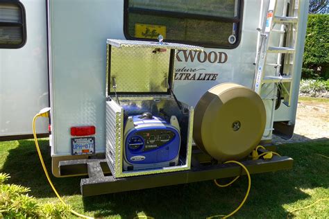 rv generator storage box